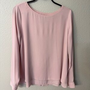 WHBM blush blouse